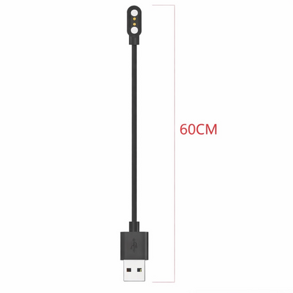 Câble de Charge Magnétique 2P – 7.62 à 14.3 mm, USB, Compatible Montres connectées