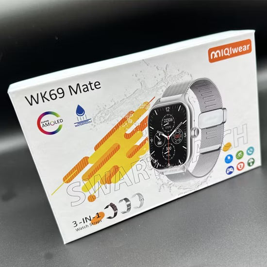 Montre Connectée WK69-Watch9 (Édition Premium avec 3 Bracelets)