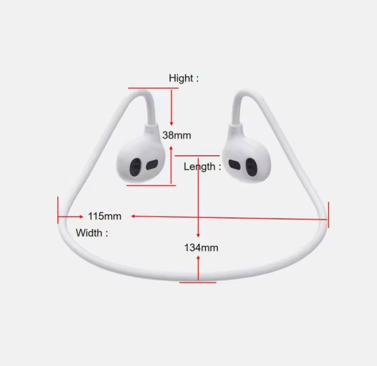 ProAir™ OWS Pro – Écouteurs Open-Ear Bluetooth 5.3, Ultra-Légers, IPX7