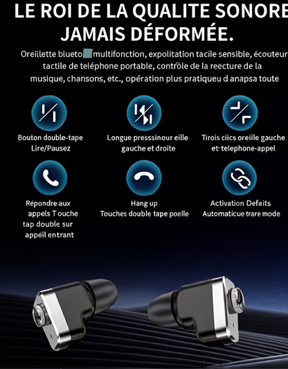 T95 – Montre Connectée Premium avec Écouteurs Bluetooth Intégrés & Double Bracelet