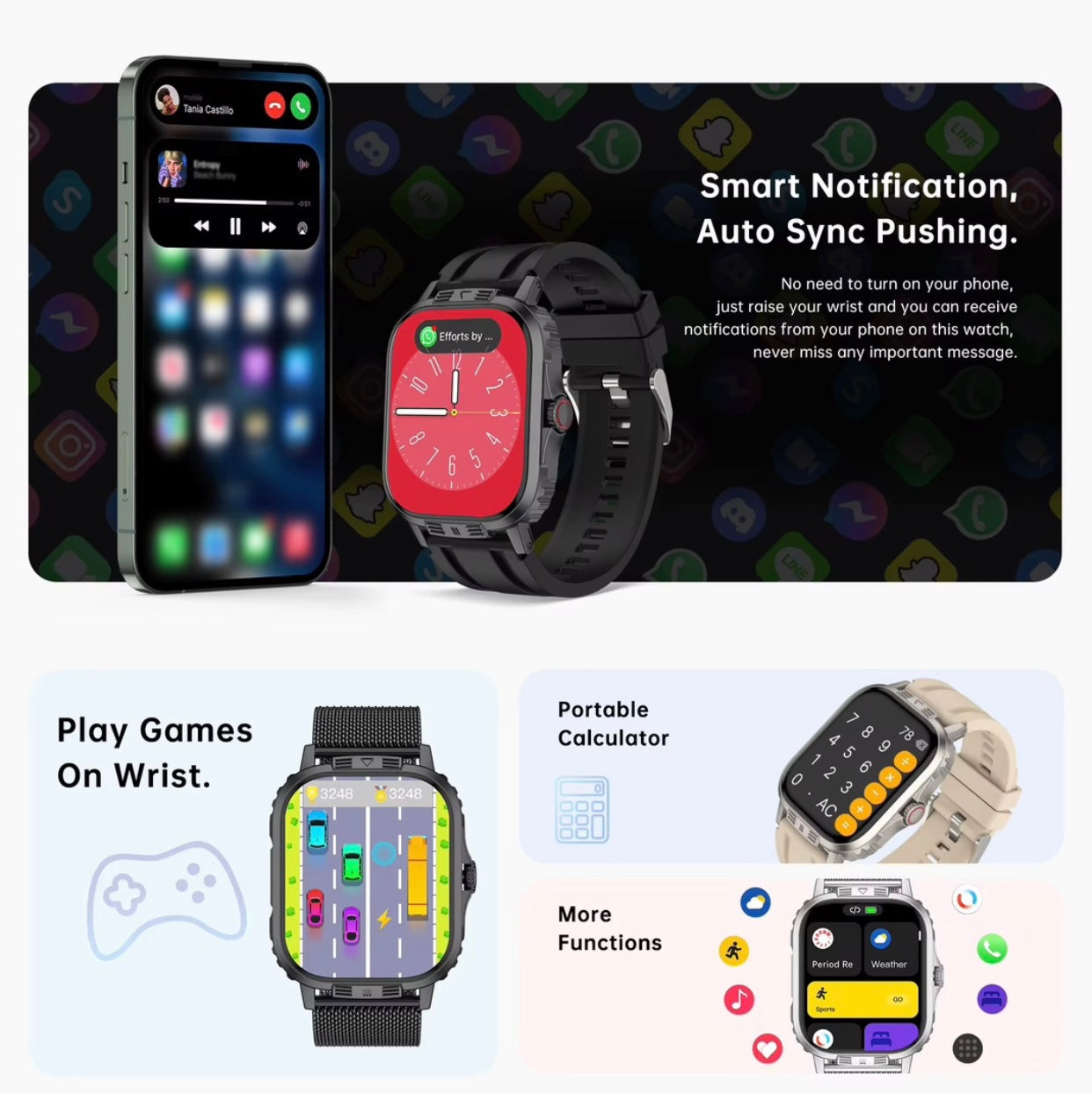 C29 Pro – Montre Connectée  Excellence au Poignet