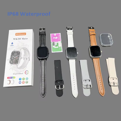 Montre Connectée WK58 – Édition 2-en-1 Premium IP68