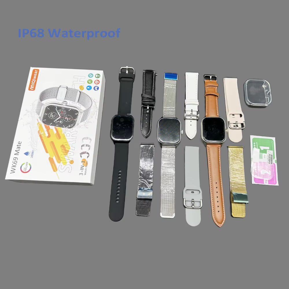 Montre Connectée WK69-Watch9 (Édition Premium avec 3 Bracelets)