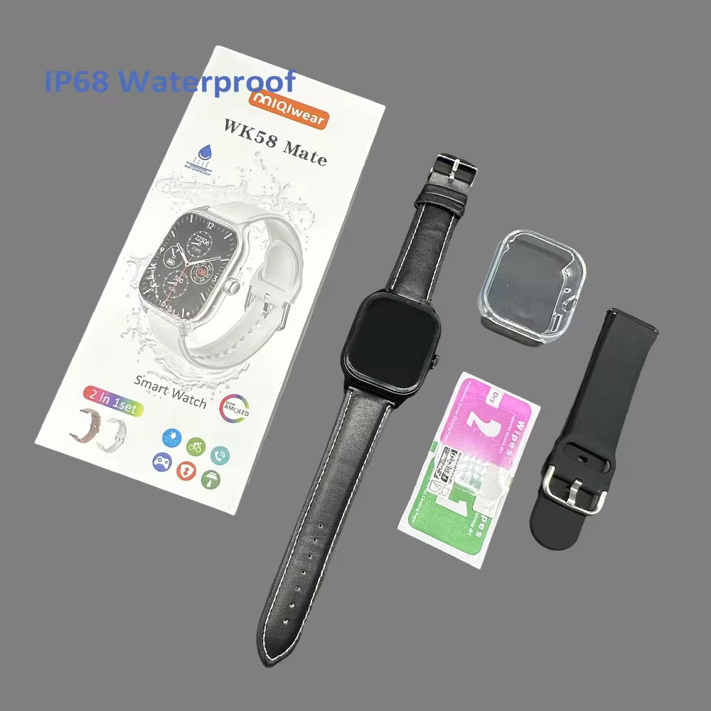 Montre Connectée WK58 – Édition 2-en-1 Premium IP68