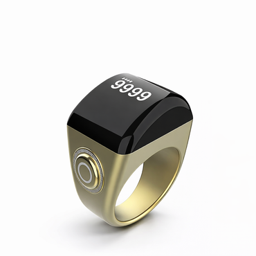 QB702 Smart Tasbeeh Ring – Compteur de Zikr Intelligent avec Rappel de Prières
