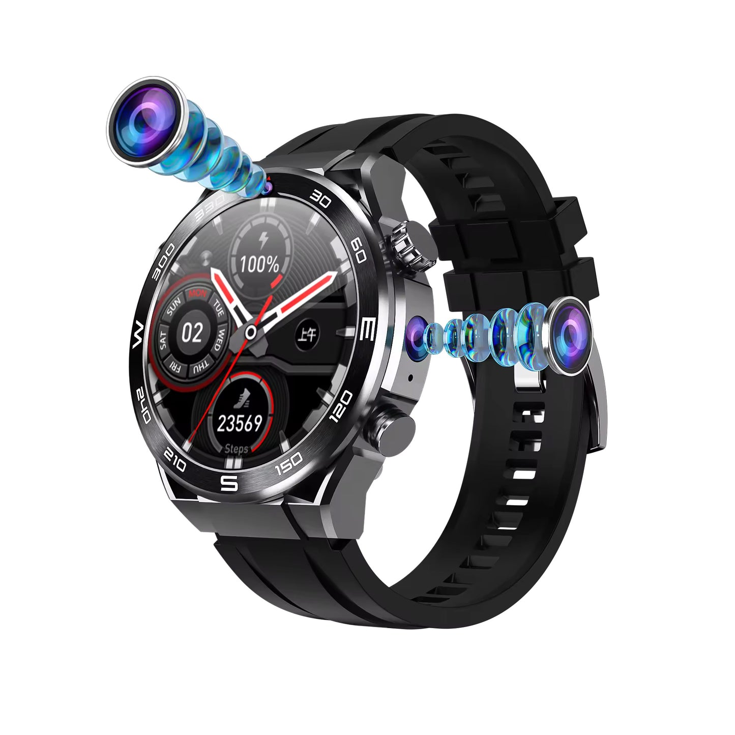 Montre Connectée B8 4G – Appels, Internet & Santé au Poignet