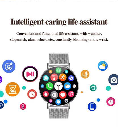 Montre Connectée KM88 – Élégance Astrale & Intelligence au Poignet