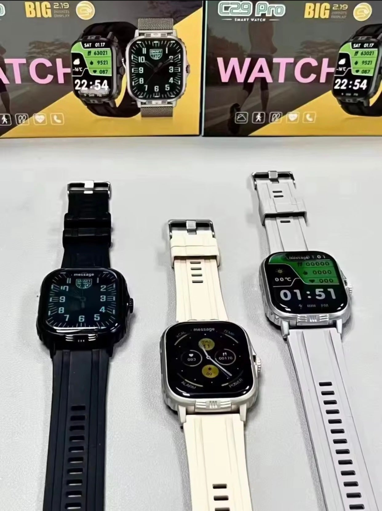 C29 Pro – Montre Connectée  Excellence au Poignet