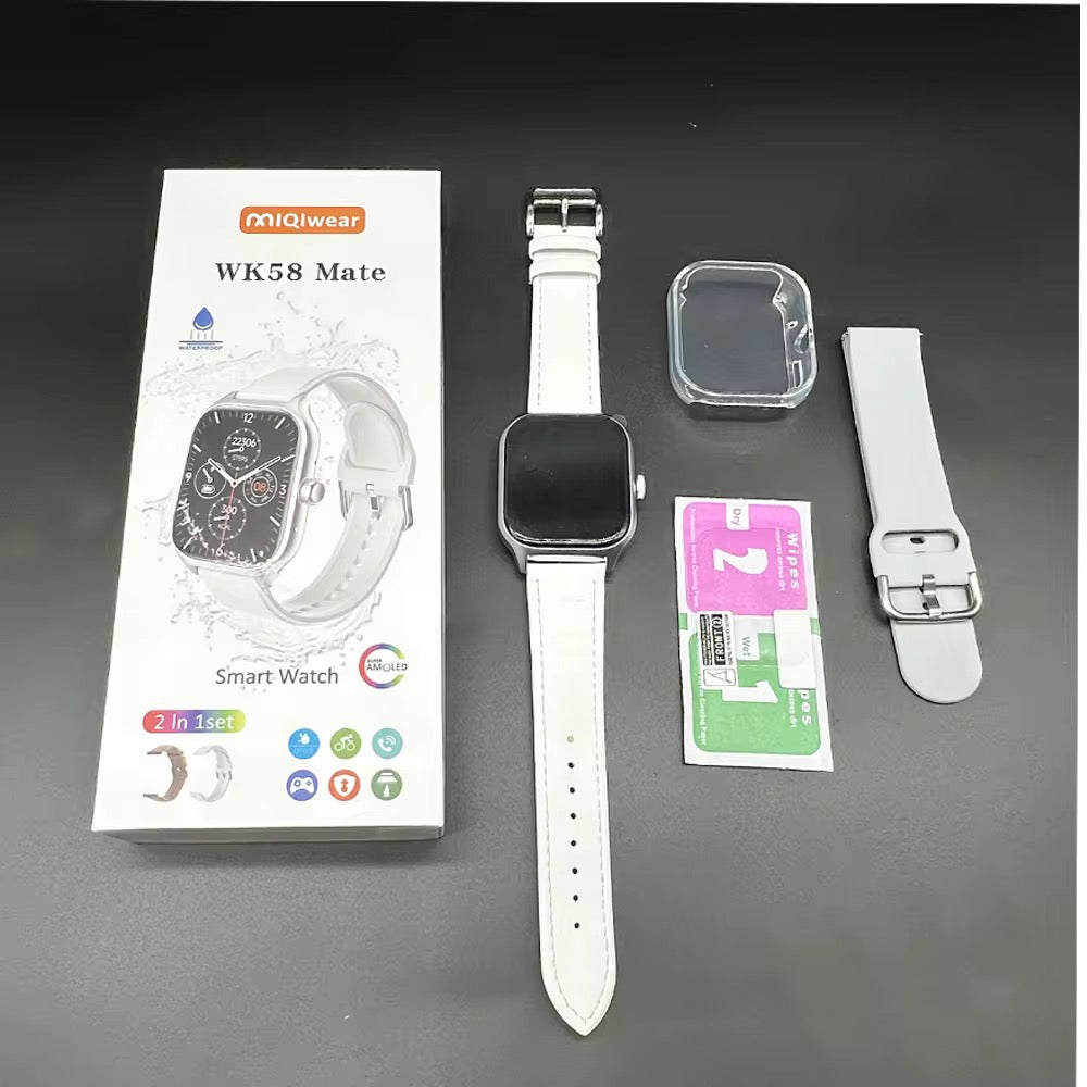 Montre Connectée WK58 – Édition 2-en-1 Premium IP68