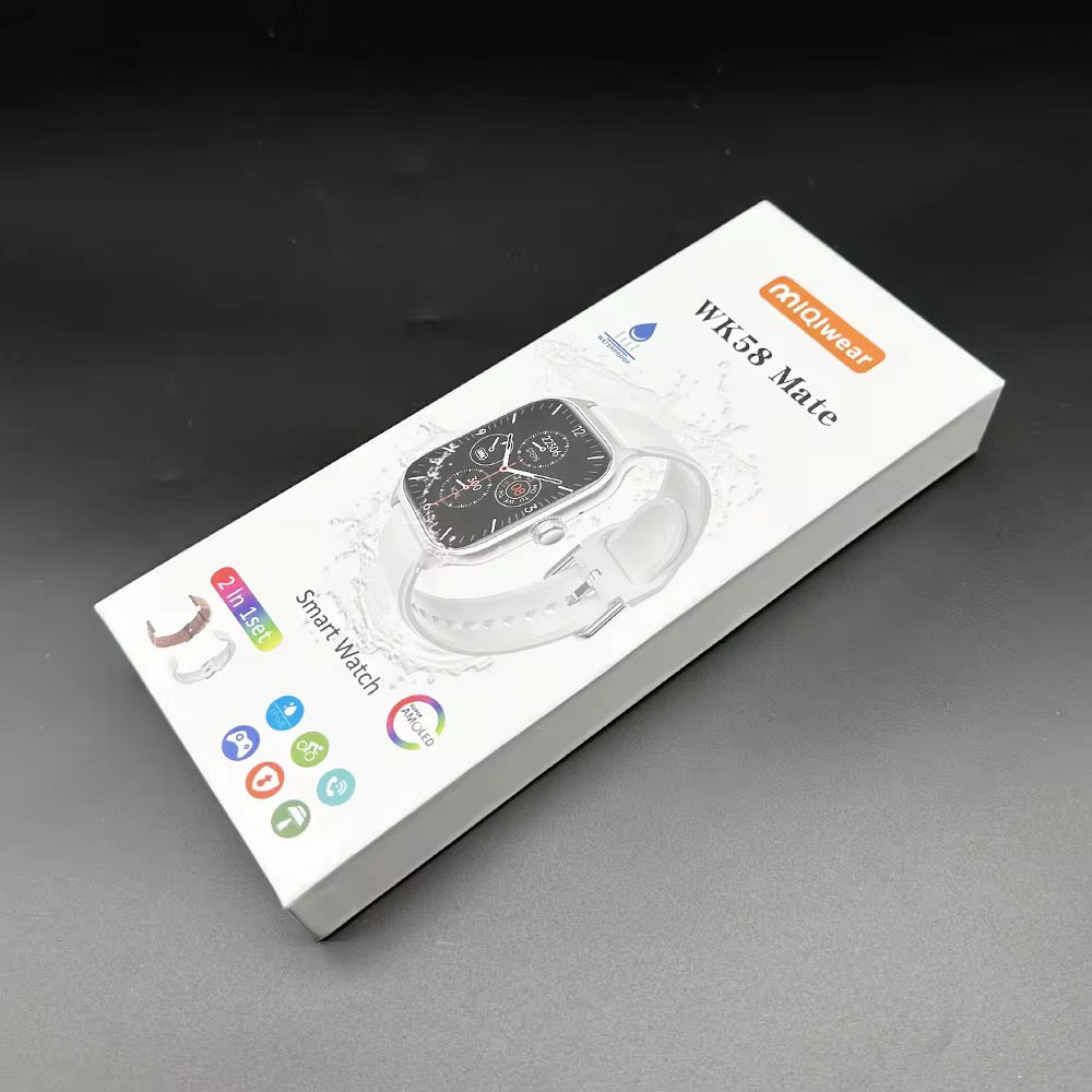 Montre Connectée WK58 – Édition 2-en-1 Premium IP68