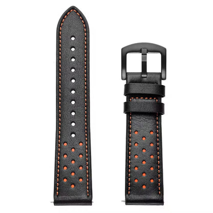 Bracelet de Montre Connectée en Cuir Véritable – 20mm / 22mm | Style Élégant & Confort Premium