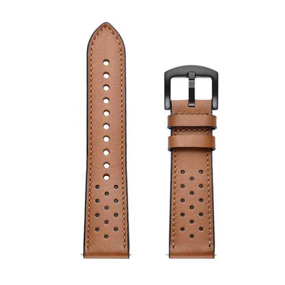 Bracelet de Montre Connectée en Cuir Véritable – 20mm / 22mm | Style Élégant & Confort Premium