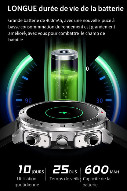 T95 – Montre Connectée Premium avec Écouteurs Bluetooth Intégrés & Double Bracelet