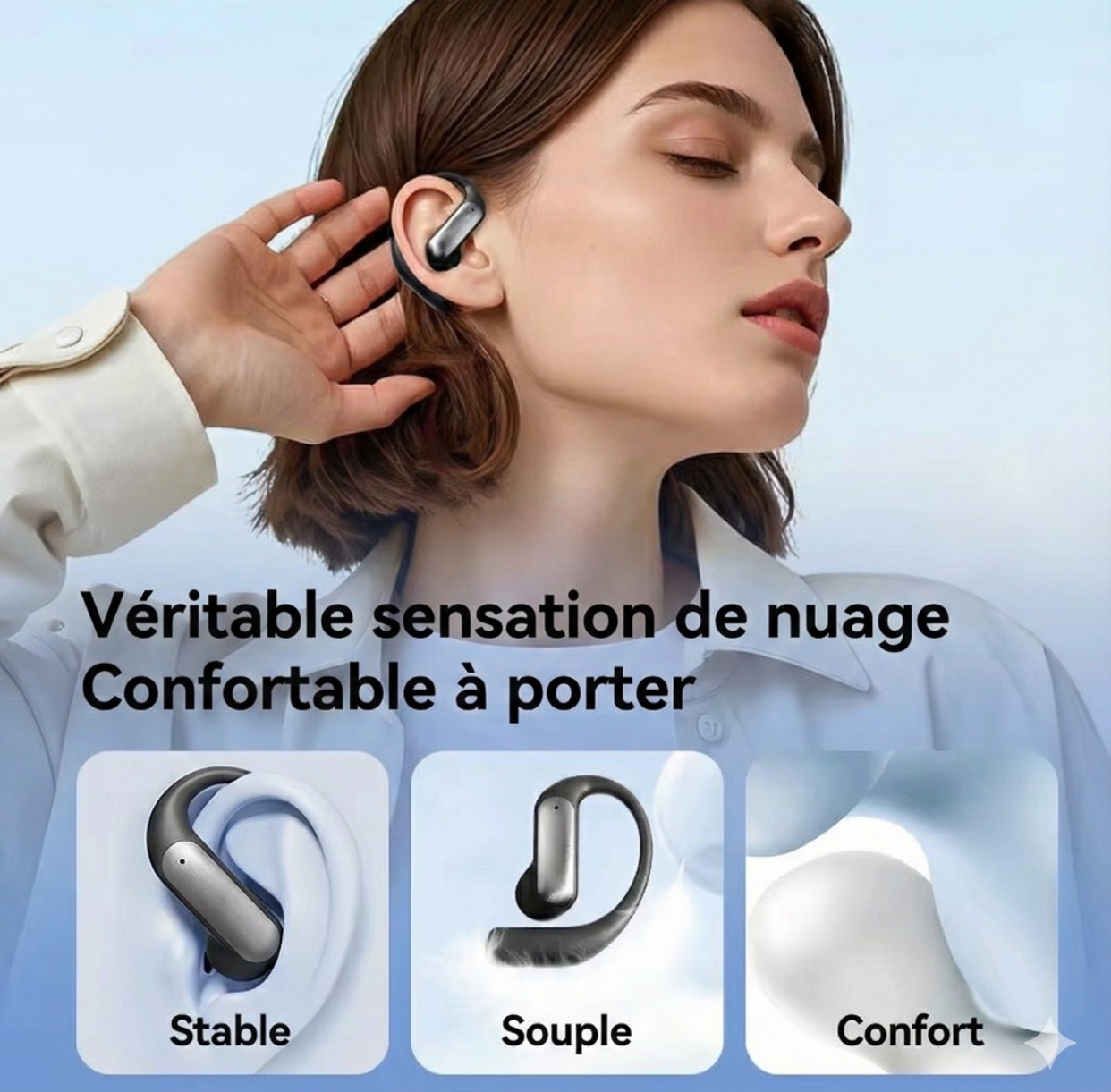 M118 – Son HD, Confort Absolu & Crochet Anti-Chute