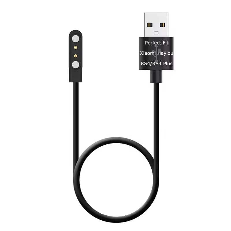 Chargeur Magnétique Pogo 2 Broches LS05 – 4.0-12.3 mm | Câble USB pour Montres Haylou