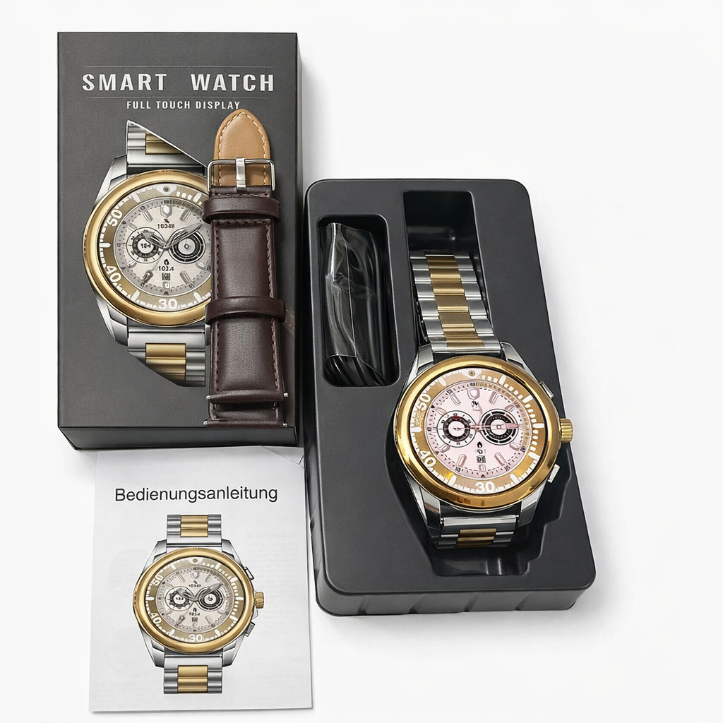 KC83 – Montre Connectée Haut de Gamme avec 2 Bracelets
