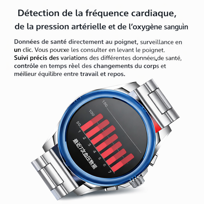 KC83 – Montre Connectée Haut de Gamme avec 2 Bracelets