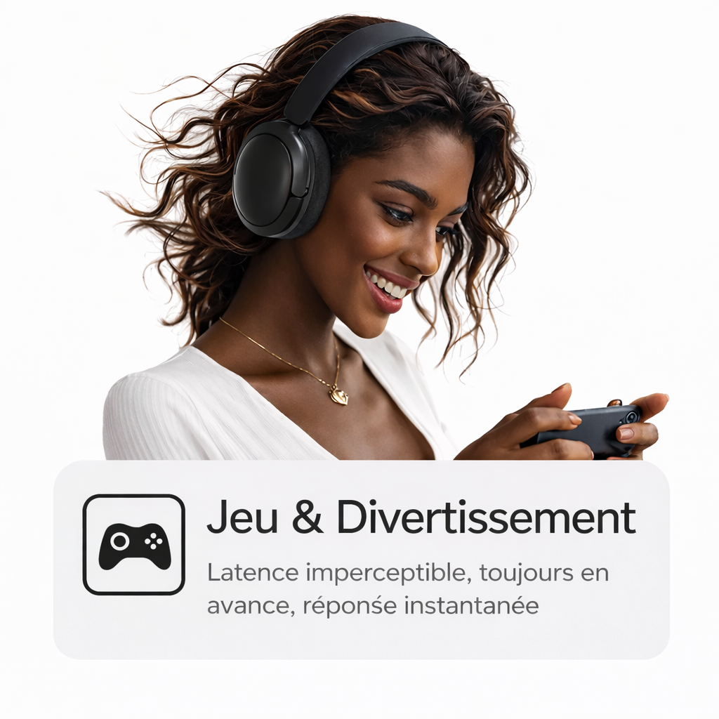 Casque Bluetooth SY T8 – Hi-Fi Sans Fil | Bluetooth 5.4 | Autonomie 24H